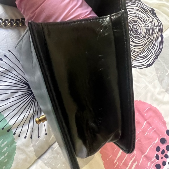 Chanel boy bag has/ps those stains is from lipstick,,price fix no discount - Picture 3 of 13